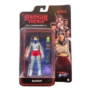 2025 Jazwares Stranger Things Netflix Hunt & Battle Eleven‎ Figure In Hand New